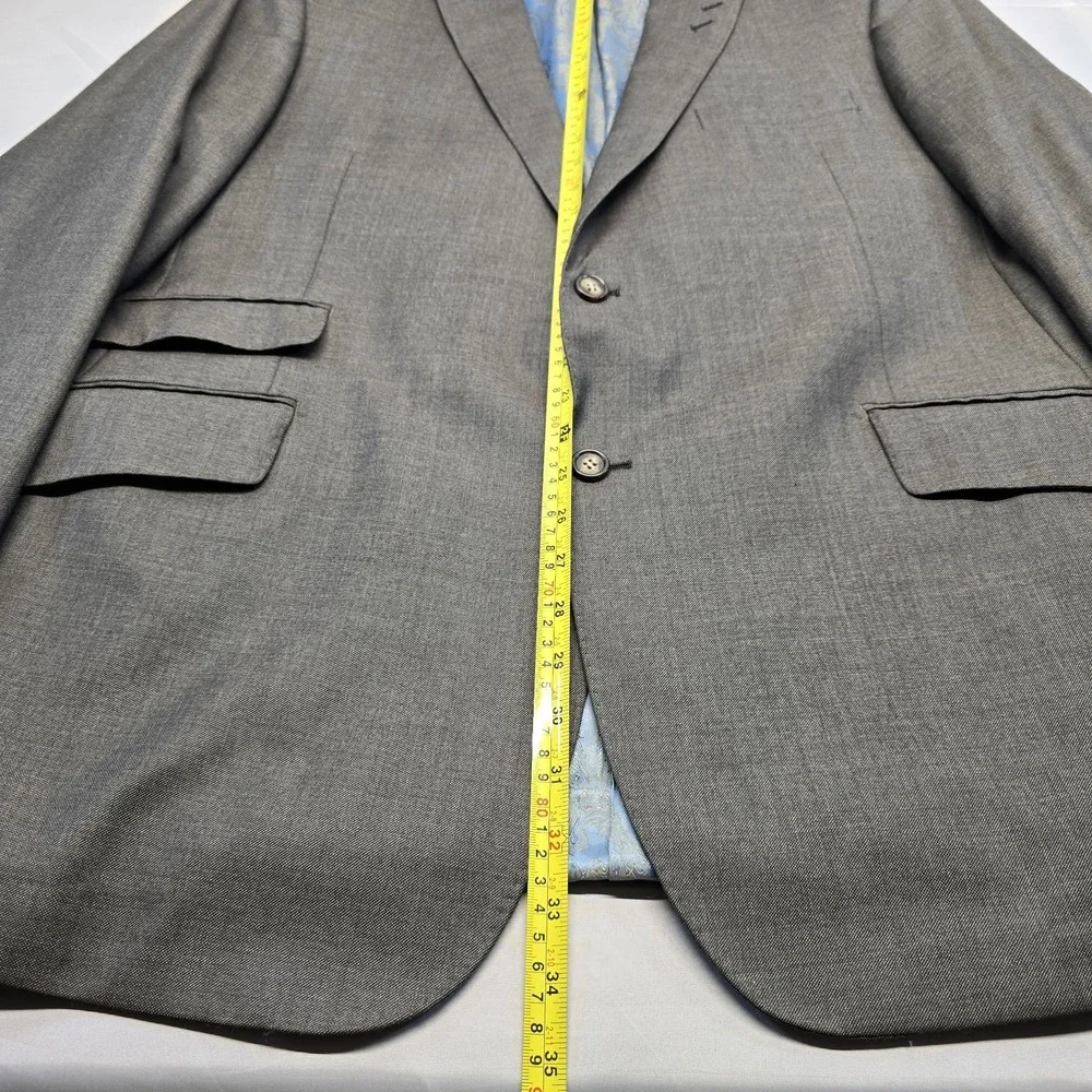 Sartoria Tosi Super 150's 100% Wool Blazer 46L Men Made In‎ Italy